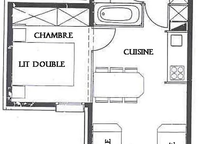 Apartmán Skis Aux Pieds, Prox. Commerces, 6 Pers. - Fr-1-455-83 La Plagne